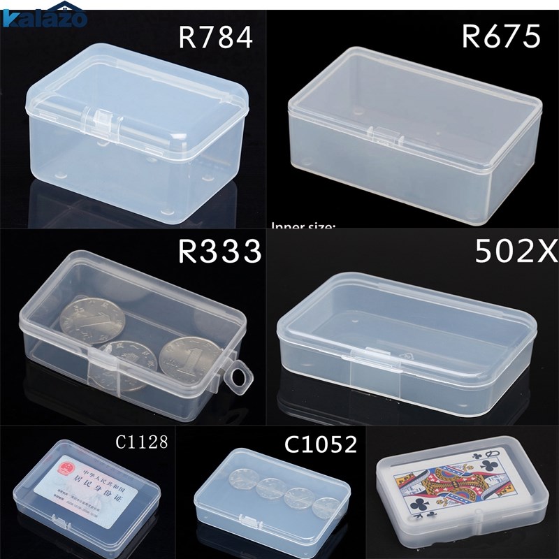 Top selling Transparent Plastic Storage Box Clear Square Mul