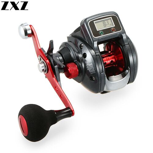 Digital Electric LED Display Lure Bait Casting Fishing Reel