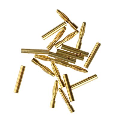 10 Pairs 2.0mm Copper Bullet Banana Plug Connector Male Fema
