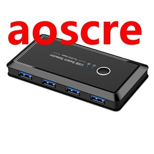 KVM Switch USB 3.0 Switch Selector 2 Port PC Sharing 4 Devic