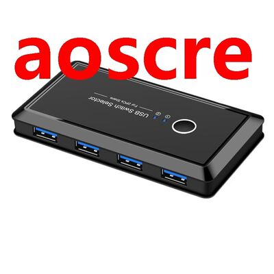 KVM Switch USB 3.0 Switch Selector 2 Port PC Sharing 4 Devic