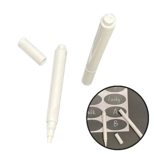 1/3Pcs Erasable Mker Pens for Kitchen Label Stickers White