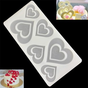 Romantic Heart Rose Silicone Chocolate Mould Cake Decorating