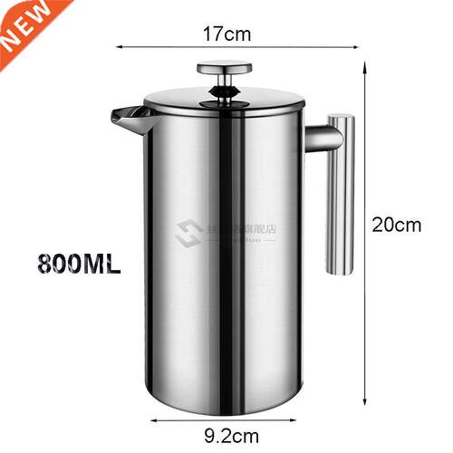 Coffee Maker French Press Stainless Steel Espresso Coffee Ma