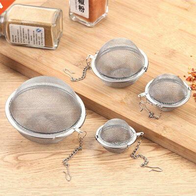 1 Pc Stainless Steel Tea Infuser Sphere Locking Spice Tea Ba