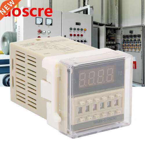 0.01S-99H 8 Pins Digital Time Relay DH48S-S LCD Display Time