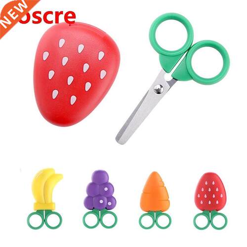 Fruit Magnetic Scissors Children Banana Strawberry Grape Sh