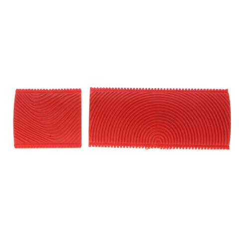 Drop Shipping 2PCS Imitation Wood Grain Paint Roller Brush W