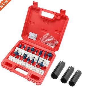 15PCS/Box+Woodworking+Milling+Cutters+1/4