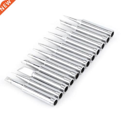 12Pcs Pure Copper Sdering Iron Tip Low Temperature Sder