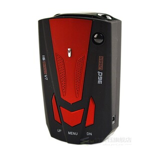 Car Radar LED Degree Detector 360 English Russian Band