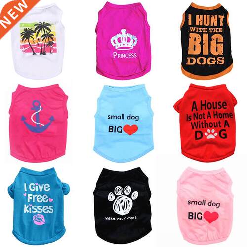 Pet Dog Clothes Summer Puppy Pet Clothing For Dog Vest Shirt