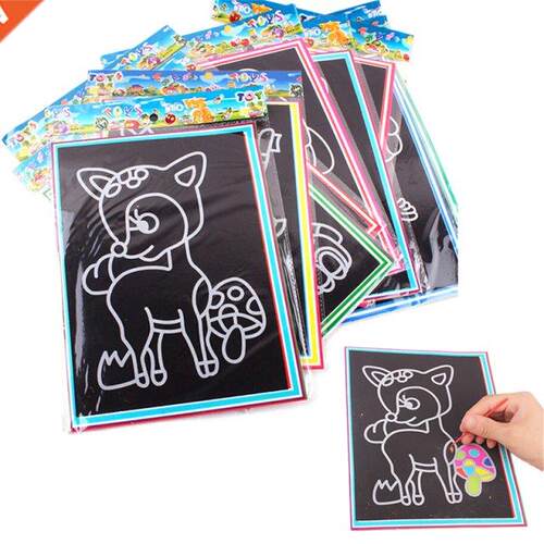 1 pcs Small Size Kids Scraping Painting Education Learning T