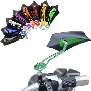 1Pair Universal Motorcycle Rearview Mirrors 8mm 10mm Moto Sc