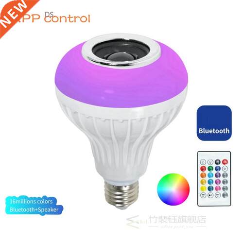 Bluetooth Bulb led lamp E27 RGB night Light Bulb with remote