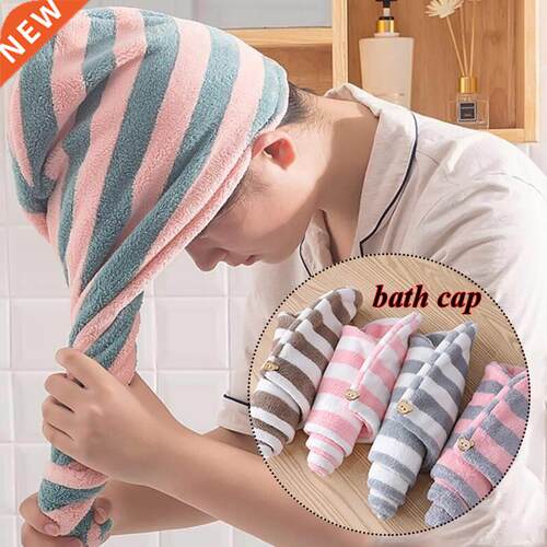 Dry Hair Cap Towel Absorbent Thickened Dry Hair Cap Bathroom