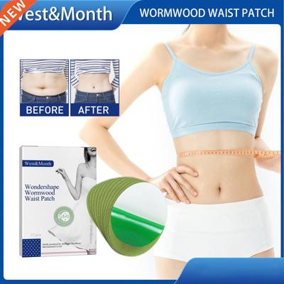 12Pcs Body Sculpting Stickers Wormwood Beauty Slimming Firmi