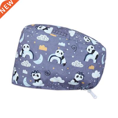 Scrub Caps Cute Panda Pattern New Design Nurse Veterinary U
