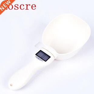 Portable Electronic Pet Cats Dog Food Measuring Weighing PP
