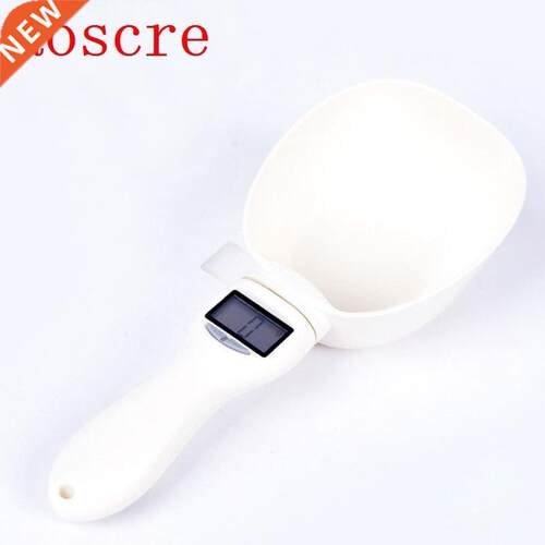 Portable Electronic Pet Cats Dog Food Measuring Weighing PP