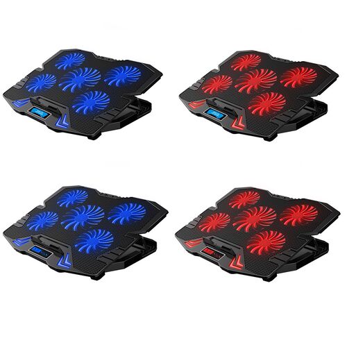 Gaming Laptop Cooler Notebook Stand with 5 Fans Powerful Air