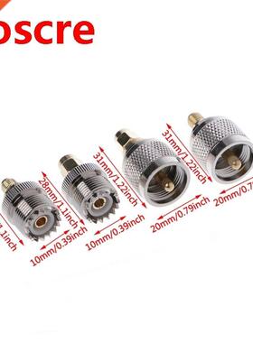 4 Pcs A13 Kit Adapter PL259 SO239 to SMA Male Female RF Conn
