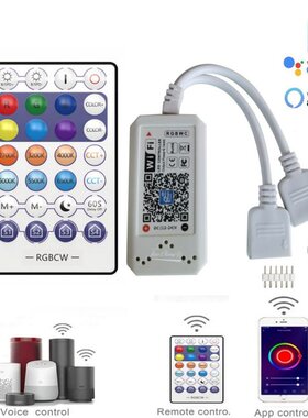 DC12V-24V Smart Led WiFi Controller RGBWC RGBCCT 28key RF R