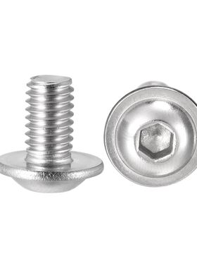 M6x10mm 304 Stainless Steel Flanged Button Head Socket Cap S