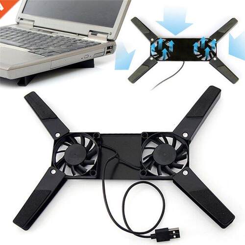 Laptop Desk Support Dual Cooling Fan Noteook Computer Stand