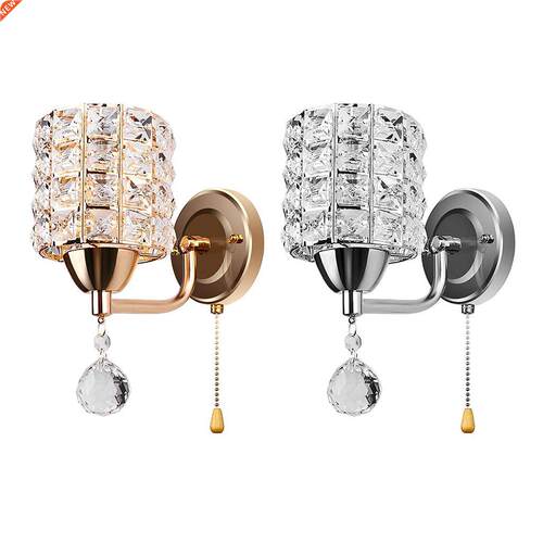 Crystal Wall Lamp Sconces Light Indoor Loft Balcony Decorati