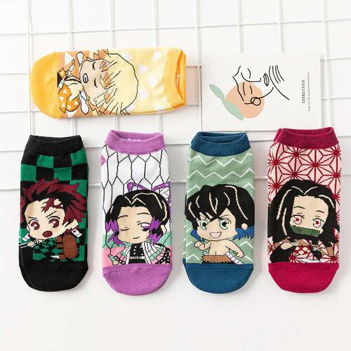 Demon Slayer Kimetsu No Yaiba Sock Short Socks Cosplay Prop