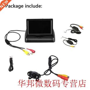 Car 4.3 Inch Folding Display + Wireless + Long License Plate