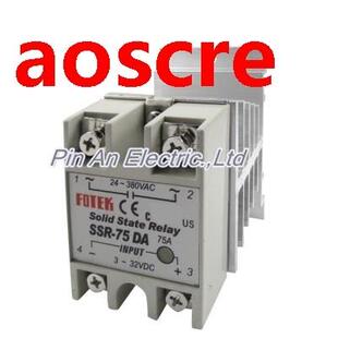 Relay 32V 380V SSR Output Input 75A Solid State