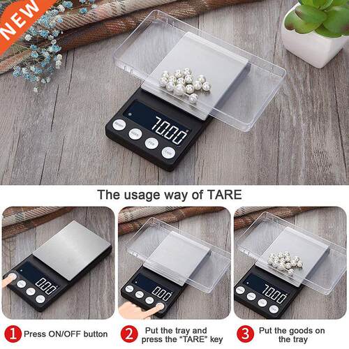 Precision 0.1g/0.01g Digital Pocket Scale Balance Jewelry Po