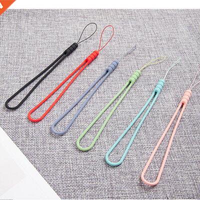 100pcs New Short Silicone Cell Phone Lanyard Holder Phone Wr