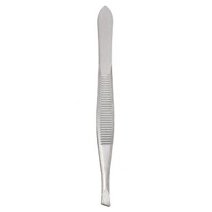 Tweezers for eyebrows depilatory tip carbon inclined 9 cm C