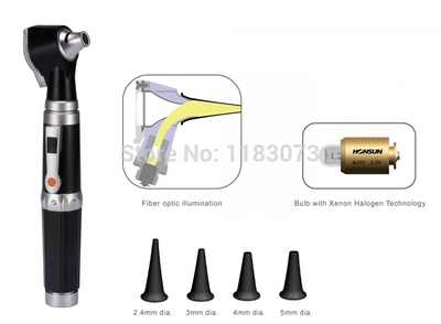 Fiber Optic Medical Ear Care Otoscope Psician EarCare Otos