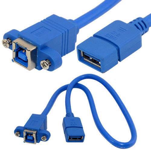 30CM USB 3.0 A Female to B Female cable