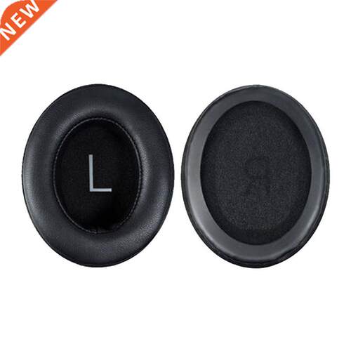 Ear Pads Pillow Cover Black 1Pair Memory Foam Replacement Co