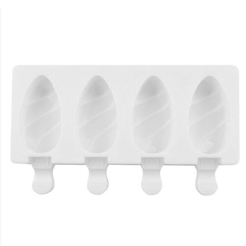 449C 4 Cell Food Grade Silicone Ice Cream Mold Juice Maker I