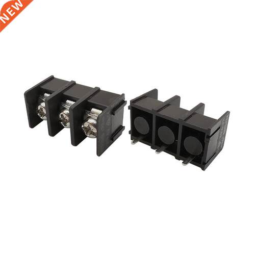 20Pcs Black 7.62mm Pitch PCB Screw Terminal Block Connector