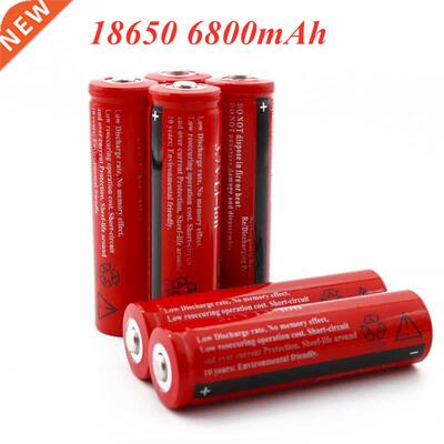 18650 battery 3.7V 6800mAh rechargeable liion battery for Le