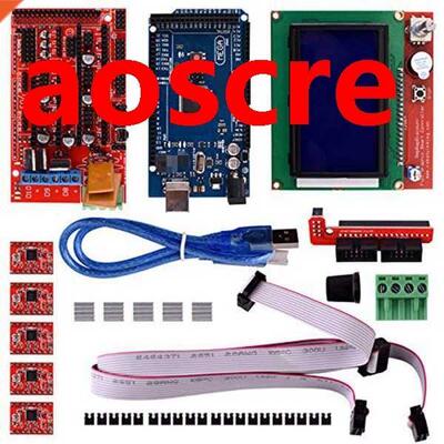 3D Prnter Accessores 12864 Dsplay Mega 2560 Ramps 1.4 498