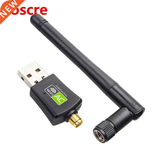 Driver Free Ac600M Dual Band USB Wireless Card with Antenna