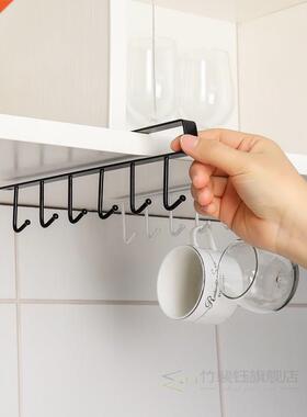 Kitchen Cabinet Hooks Organizer Shelf Bathroom Accessories