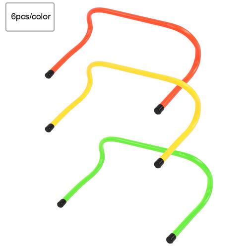 6PCS Durable ABS Football Soccer Speed Training Aids Adjust
