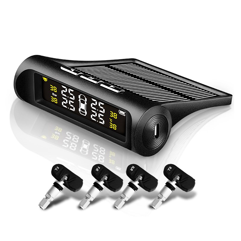 TPMS Tyre Pressure Monitoring System Solar Power Auto Securi