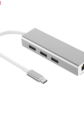 USB .1 Type C to RJ45 Hub 10/100Mbps Ethernet USB .0 Netwo