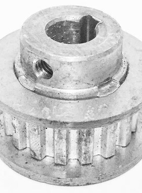 2Pcs Metal Synchronous Pulley Gear Motor Belt Gear Drive Whe