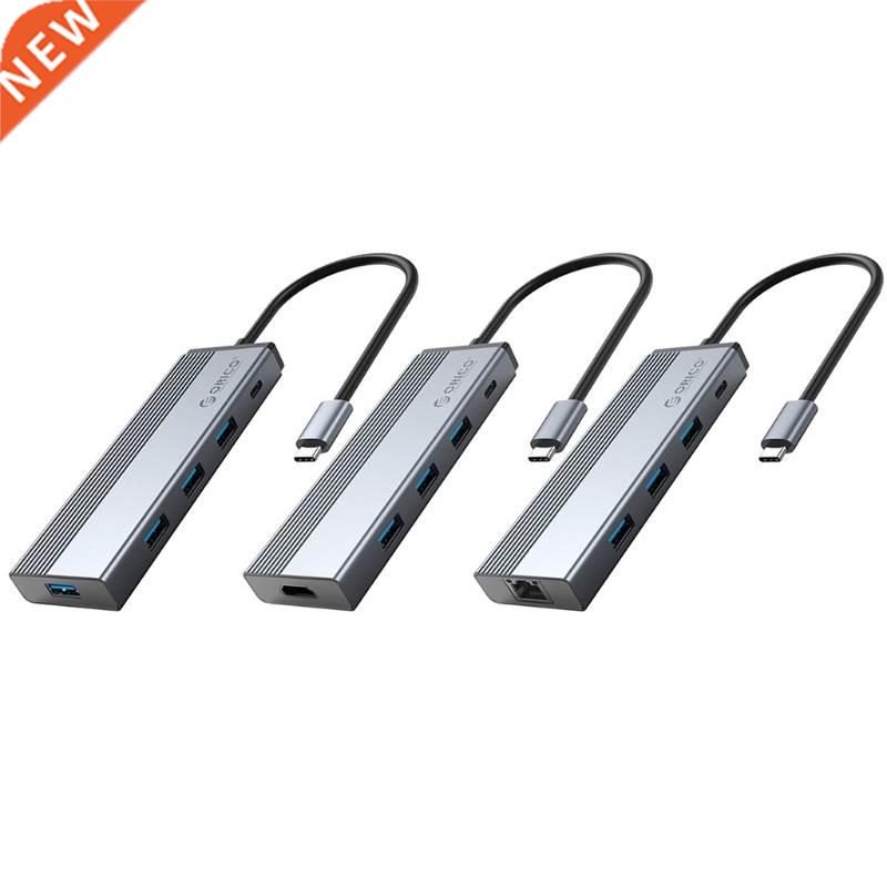 USB Hub 3.0, 5 in 1 100W PD Dock Splitter with High Speed an